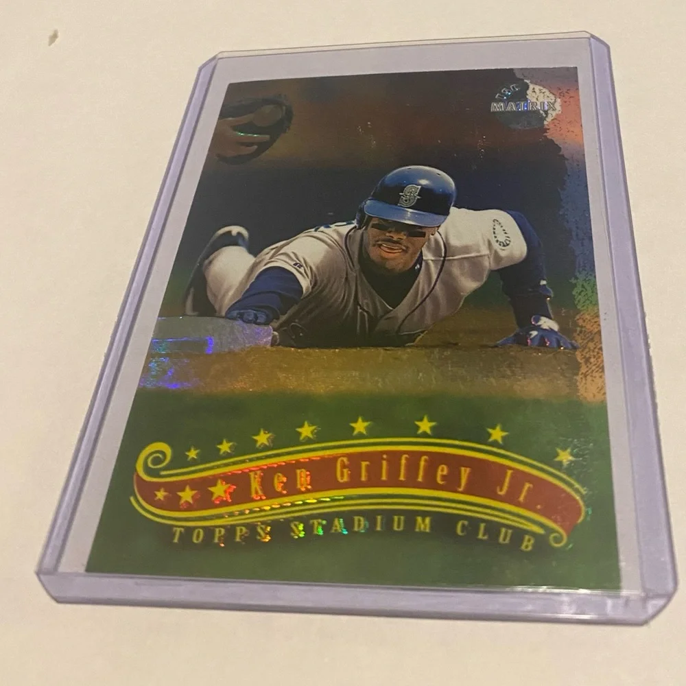 Ken Griffey Jr. Rare! 1997 Topps Stadium Club Matrix Holofoil # 50 Vintage